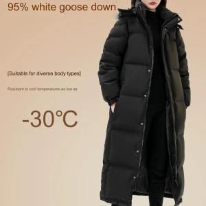 95% white goose down jacket